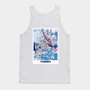 Vienna - Austria MilkTea City Map Tank Top